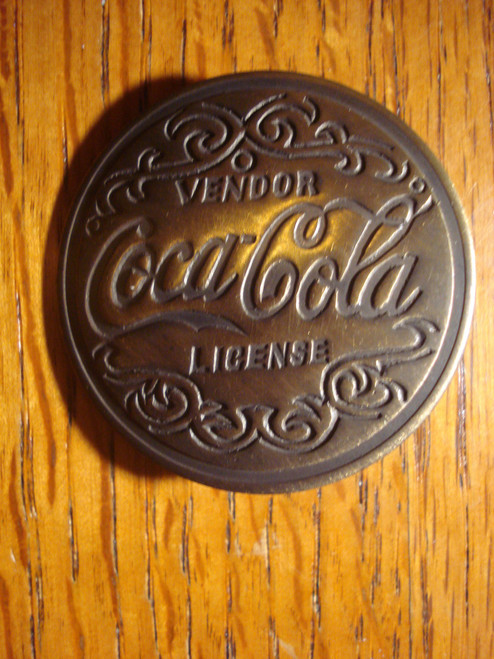 Cola-Cola Vendor Badge 