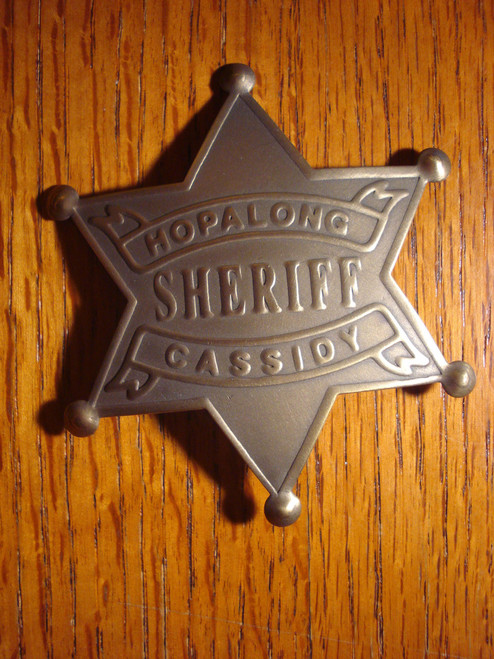Hopalong Cassidy Sheriff Western Badge 