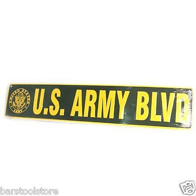 Army Blvd Metal Street Sign
