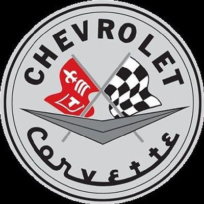 Chevrolet Corvette Embossed Tin Sign 