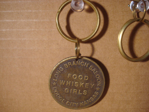 Long Branch Saloon Brothel Token Key Chain