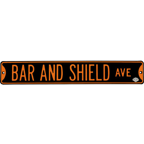 Bar & Shield Ave Street Sign