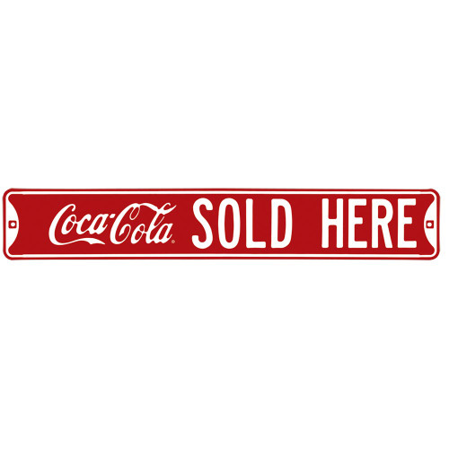 Coca-Cola Sold Here Street Sign