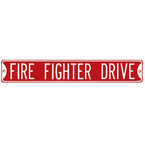 Fire Fighter Drive Street Sign