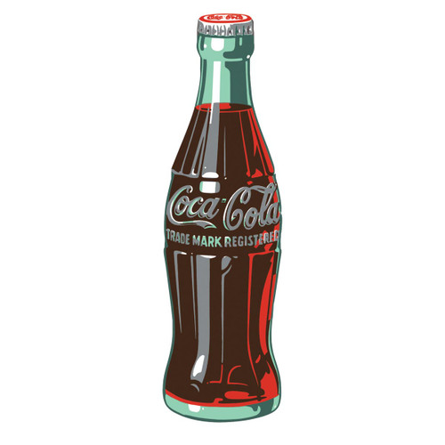 COKE® Bottle Tin Sign