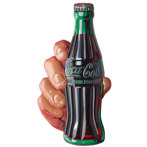 Coke® in Hand Tin Sign