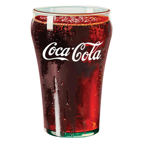 COKE® Glass Tin Sign