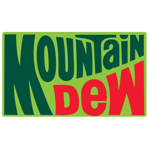Mountain Dew® 1970s Logo Tin Sign