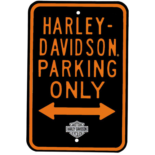 H-D® Parking Only Embossed Tin Sign