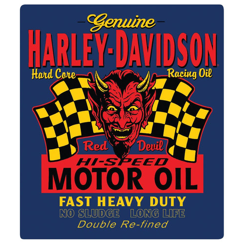 H-D® Red Hot Embossed Tin Sign