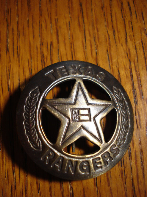 Texas Ranger Solid Brass Western Badge #132 