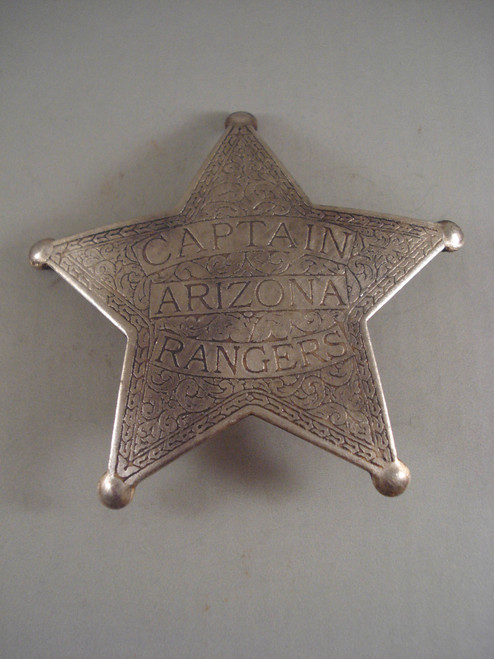 Arizona Rangers Captain Western Badge