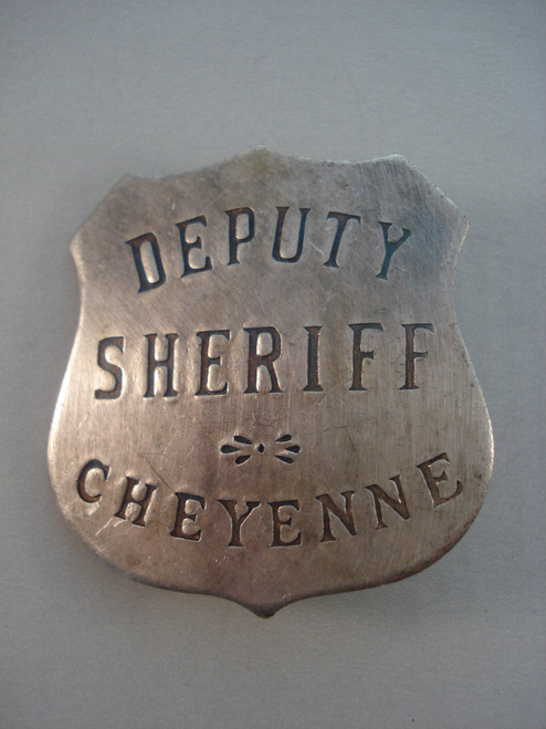 Deputy Sheriff Cheyenne Western Badge