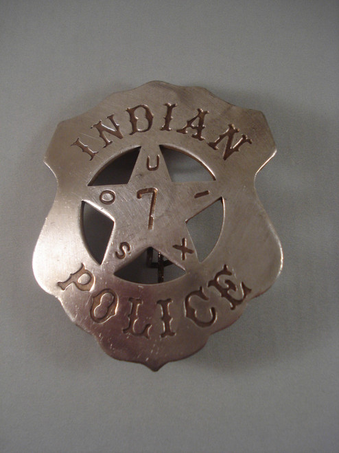 Sioux Indian Police #7 Western Badge