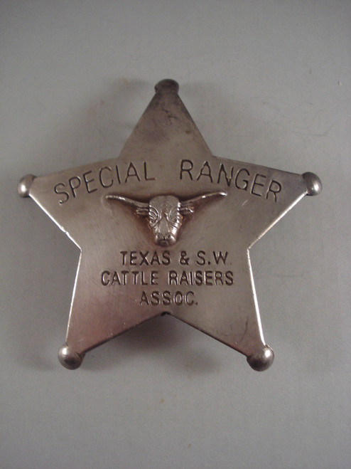 Special Ranger Texas & S.W. Cattle Raisers Assoc. Western Badge