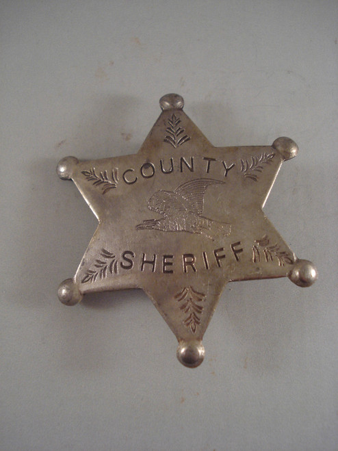 County Sheriff Western Badge