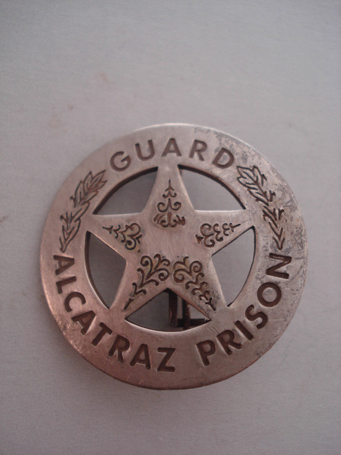Alcatraz Prison Guard Western Badge