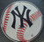 New York Yankees Metal Baseball Sign