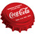 Coke® Bottle Cap Tin Sign