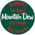 Mountain Dew® Button Tin Sign