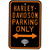 H-D® Parking Only Embossed Tin Sign