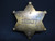 Sheriff Solid Brass Western Badge #116