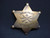 Indian Police Arizona Terr. Solid Brass Western Badge 
