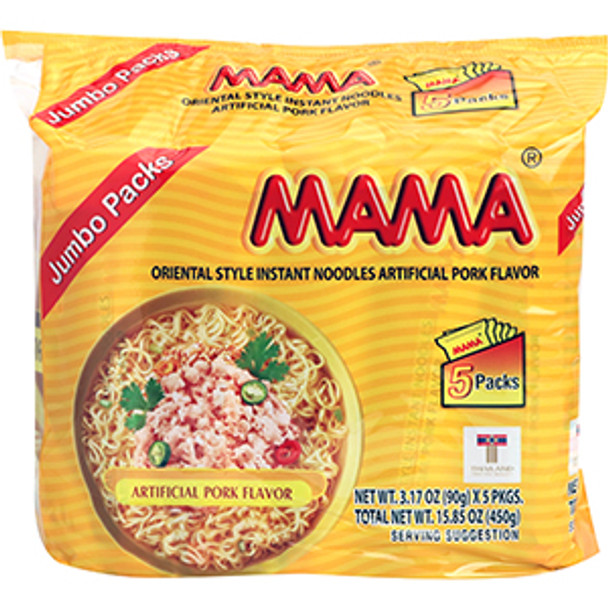 Mama Instant Noodle Pork 3.17 oz