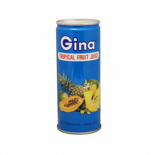 Gina Tropical Fruit Juice 8 oz