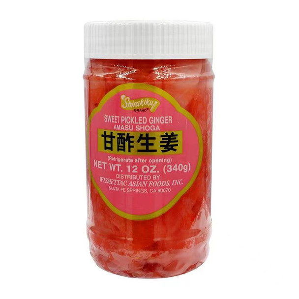 Shirakiku Amasu Shoga Sweet Pickled Ginger 12 oz(Derek)