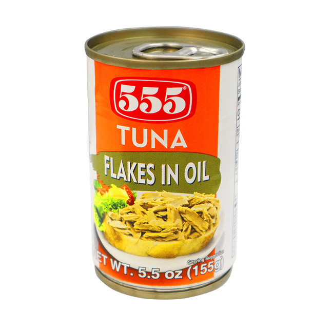 555 Tuna Flakes In Oil 5.5 oz(Sim)