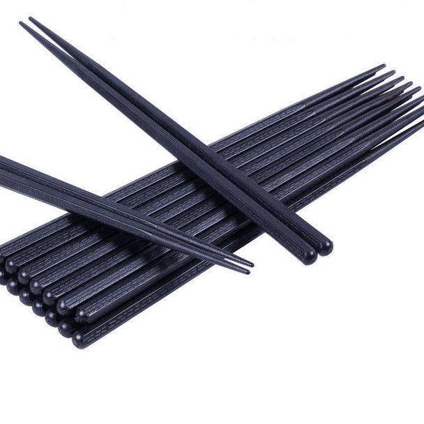 Japanese Style Sakura Alloy Five Pairs Chopsticks Black 41011