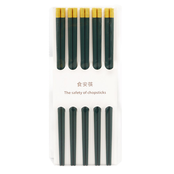 The Safety Of Chopsticks Green & Yellow 41013