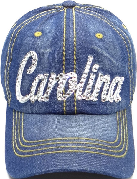 Denim & Ladies Carolina Rhinestone Cap LD-142