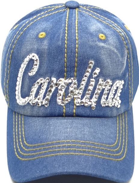 Denim & Ladies Carolina Rhinestone Cap LD-143