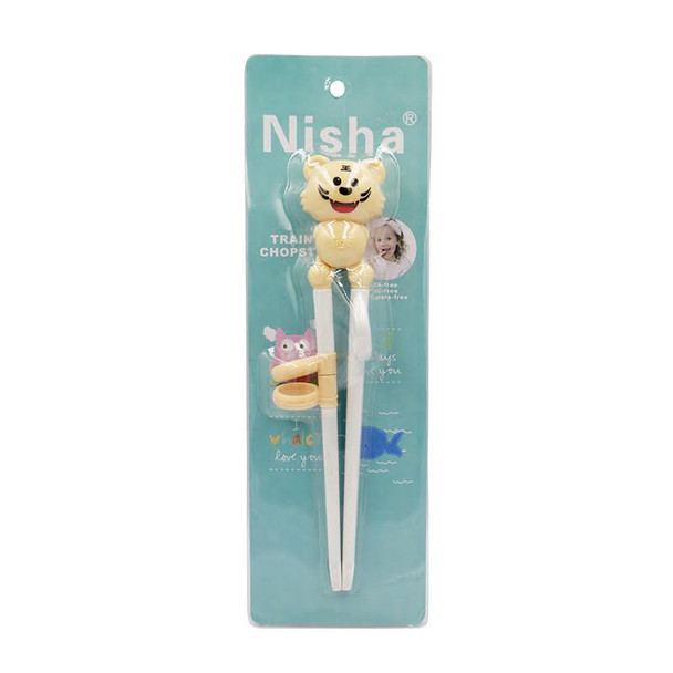 Nisha Training Chopsticks - Yellow Tiger
