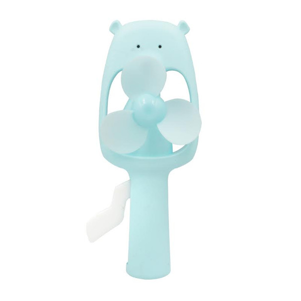 Bear Magic Fan Hand-Powered Fan - Blue