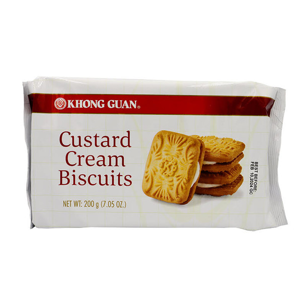 KHONG GUAN Custard Cream Biscuits 7.05oz