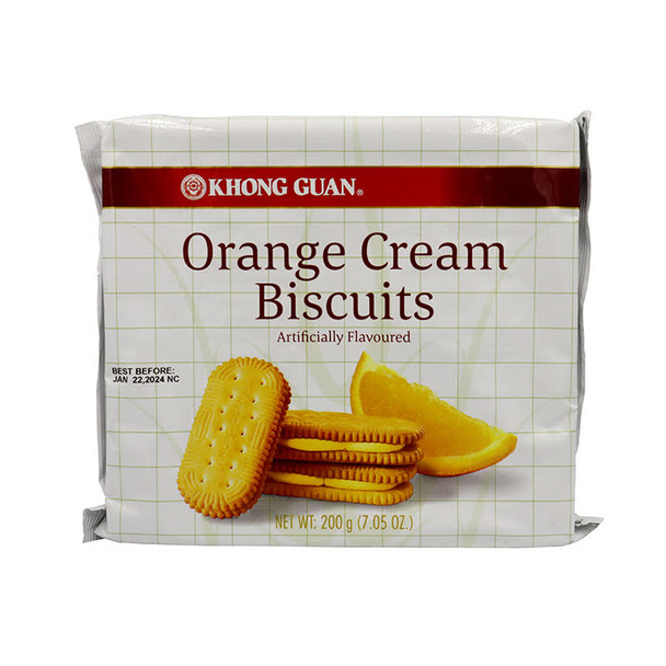 KHONG GUAN Orange Cream Biscuits 7.05oz