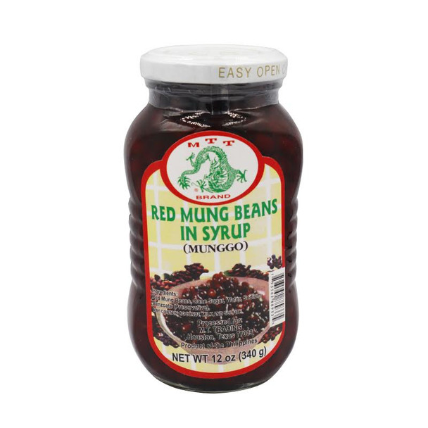 MTT Red Mung Beans in Syrup 12oz