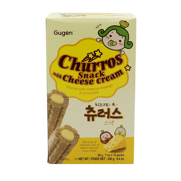 Gugen Churros Snack w/ Cheese Cream 8.4oz