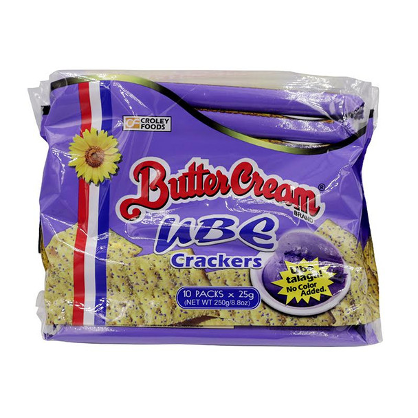 Croley Foods Butter Cream Ube Crackers 8.8oz