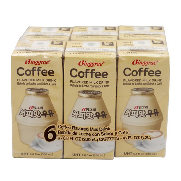 Ginggrae Coffee Flavored Milk Drink 6-Pack