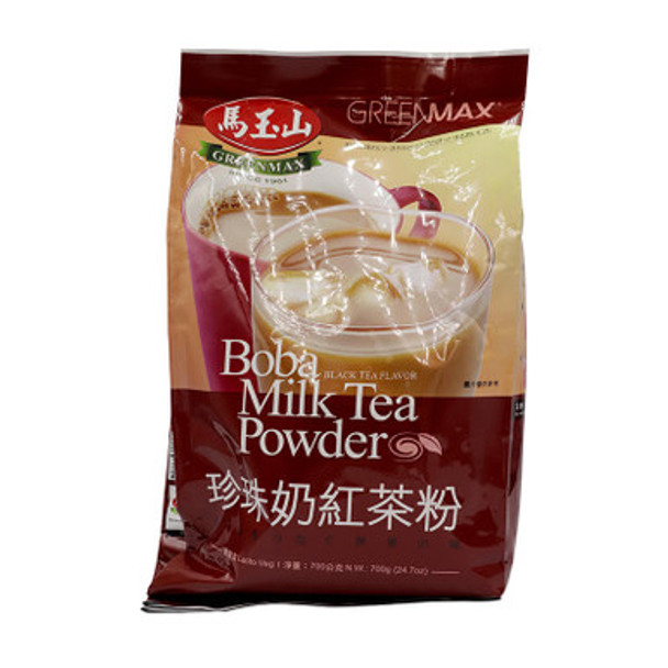 GreenMax Black Tea Flavor Boba Milk Tea Powder 24.7oz