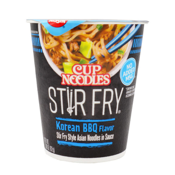 Nissin Cup Noodles Stir Fry Korean BBQ Flavor 2.89oz