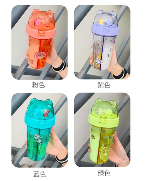 Mtutu Two Straw Cup 420ml CZMX-10047