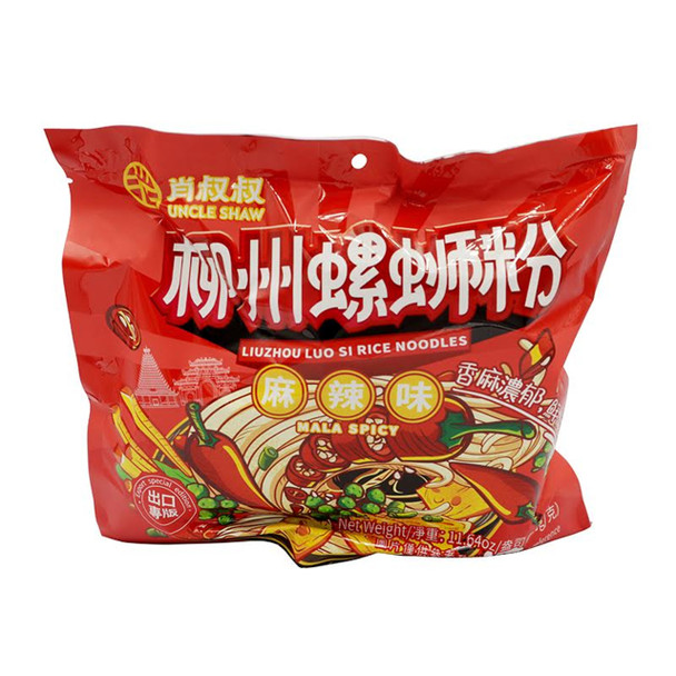 Uncle Shaw Liuzhou Luo Si Rice Noodles Mala Spicy 11.64oz