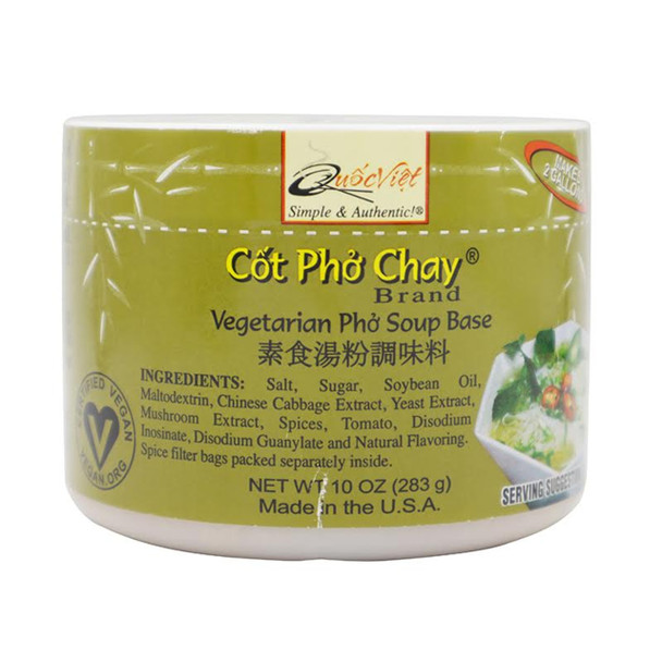 Quoc Viet Cot Pho Chay Vegetarian Pho Soup Base 10oz