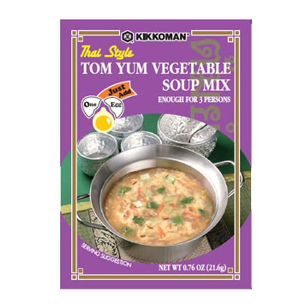 Kikkoman Thai Style Tom Yum Vegetable Soup Mix 0.76oz