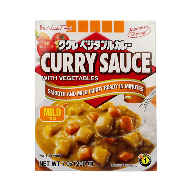 House Foods Japanese Style Curry Sauce w/ Vegetables Mild 7oz